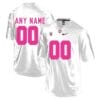 Stanford Cardinals Custom Jersey White Pink College Football