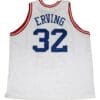 Julius Erving #32 ABA East Basketball Jersey White