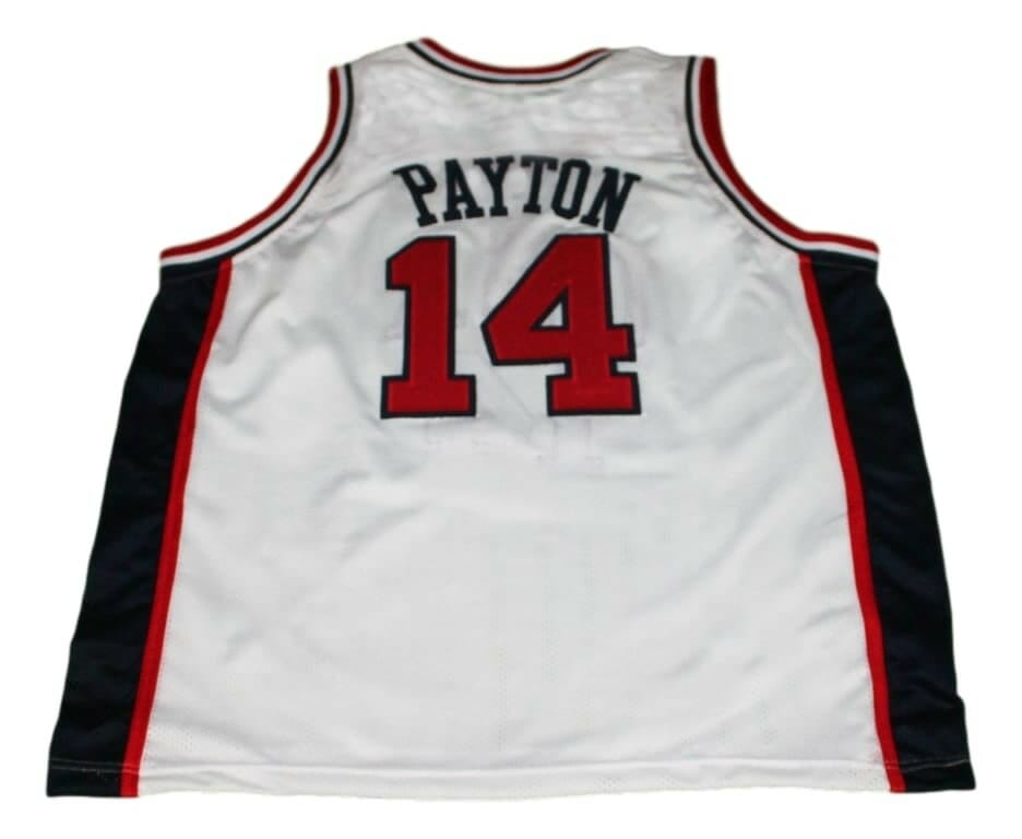Gary Payton #14 Team USA Basketball Jersey White
