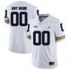 Custom Michigan Wolverines Jersey White College Football