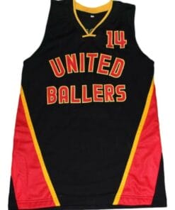 Dirk Nowitzki Dirty #14 United Ballers Basketball Jersey Black