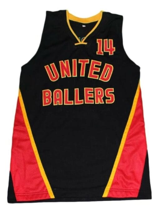 Dirk Nowitzki Dirty #14 United Ballers Basketball Jersey Black