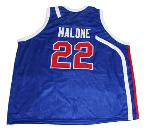 Moses Malone #22 Utah Stars Basketball Jersey Blue