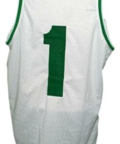 Alternative view of #1 No Limit Basketball Jersey Sewn White