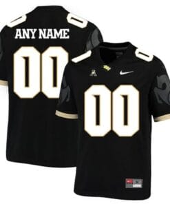 Custom UCF Football Jersey Black College Football Black