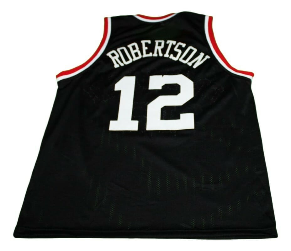 Oscar Robertson #12 Cincinnati Basketball Jersey Black