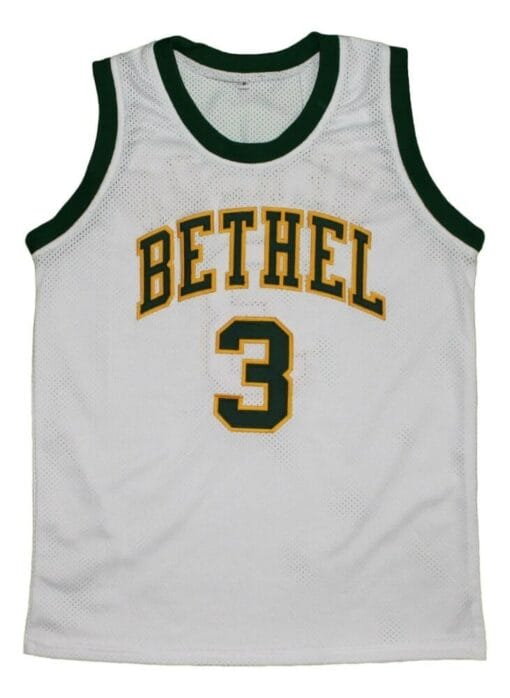 Allen Iverson #3 Bethel High School New Basketball Jersey White - Image 2