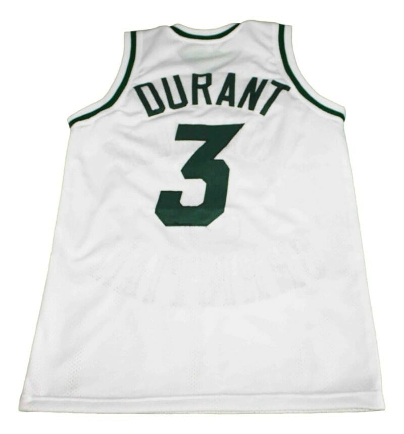 Kevin Durant #3 Montrose Christian New Basketball Jersey White