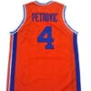 Drazen Petrovic #4 Sibenka Croatia Basketball Jersey Orange