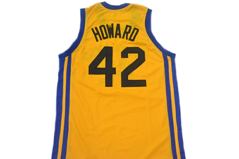 Howard #42 Beavers Teen Wolf Basketball Jersey Yellow