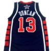 Tim Duncan #13 Team USA New Basketball Jersey Navy Blue