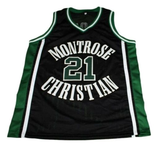 Greivis Vasquez #21 Montrose Christian Basketball Jersey Black
