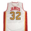 Lebron James #32 McDonald's All American Basketball Jersey White
