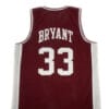 Kobe Bryant #33 Lower Merion High School Basketball Jersey Maroon