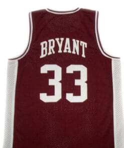 Kobe Bryant #33 Lower Merion High School Basketball Jersey Maroon