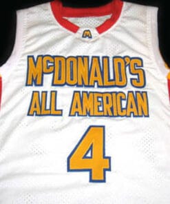 Jonny Flynn #4 McDonalds All American Basketball Jersey White