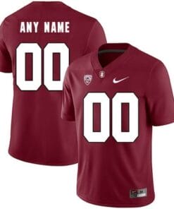 Custom Stanford Cardinals Jersey Red College Football