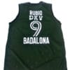 Ricky Rubio #9 Spain Espana Badalona Basketball Jersey Green