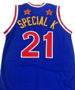 Kevin Special K #21 Harlem Globetrotters Basketball Jersey Blue