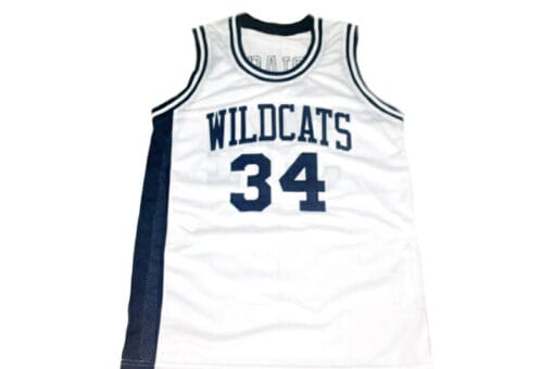 Len Bias #34 Wildcats High School Basketball Jersey White - Image 2