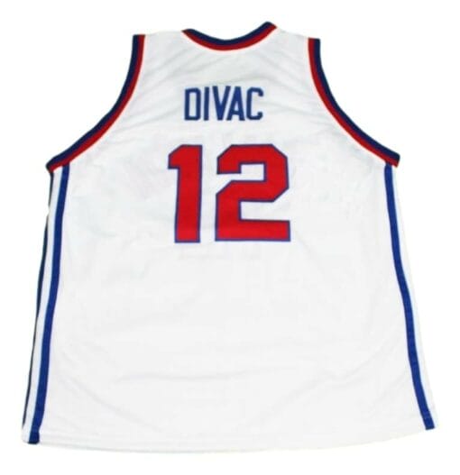 Vlade Divac #12 Jugoslavija Yugoslavia New Basketball Jersey White