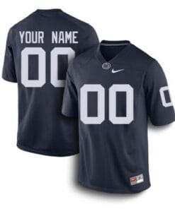 Custom Penn State Jersey Name Number Blue NCAA