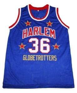Alternative view of Meadowlark #36 Harlem Globetrotters Basketball Jersey Blue