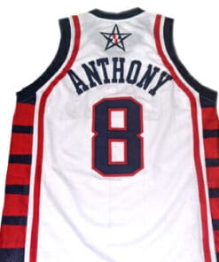 Carmelo Anthony #8 Team USA Basketball Jersey White
