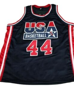 Alternative view of Barack Obama #44 Team USA New Basketball Jersey Navy Blue