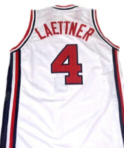 Christian Laettner #4 Team USA Basketball Jersey White
