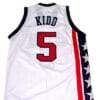 Jason Kidd #5 Team USA Basketball Jersey White