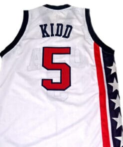 Jason Kidd #5 Team USA Basketball Jersey White