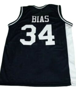 Len Bias #34 Northwestern Wildcats Basketball Jersey Navy Blue
