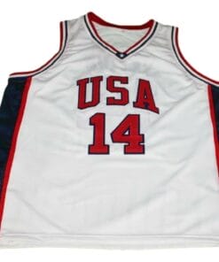 Gary Payton #14 Team USA Basketball Jersey White