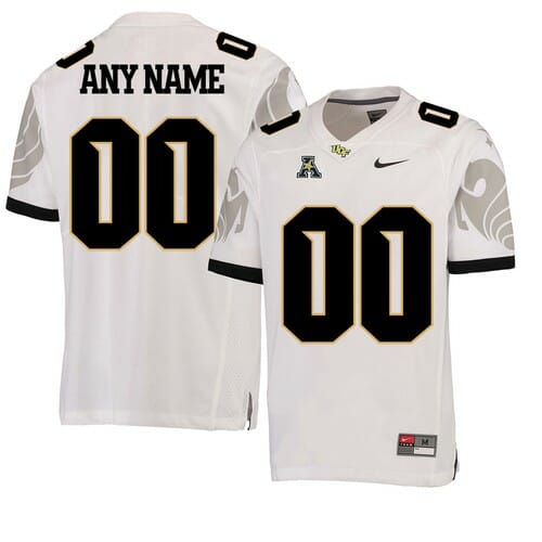 UCF Custom Jersey Black College Football White