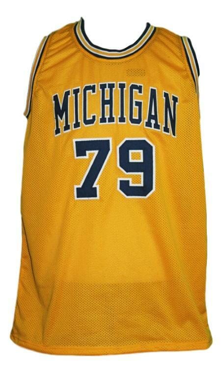 Aaliyah #79 Custom College Basketball Jersey New Sewn Yellow - Image 2