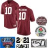 Alabama Crimson Tide #10 AJ McCarron Football Jersey Red