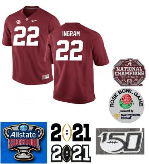 Alabama Crimson Tide #22 Mark Ingram Football Jersey Red