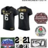 Alabama Crimson Tide #6 DeVonta Smith College Black Jersey Football