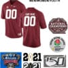 Custom Alabama Jersey Alabama Crimson Tide Football Red