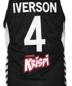 Allen Iverson Cola Turka Basketball Jersey New Sewn Black