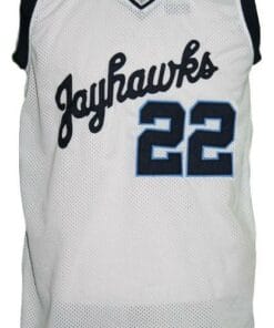 Andrew Wiggins 22 Custom College Jayhawks Basketball Jersey White 1