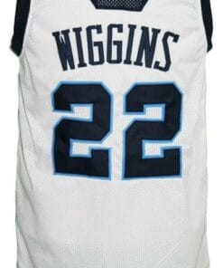 Andrew Wiggins #22 Custom College Basketball Jersey New Sewn White
