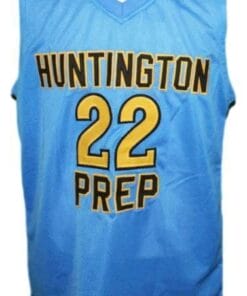 Andrew Wiggins 22 Huntington Prep Basketball Jersey Blue 1