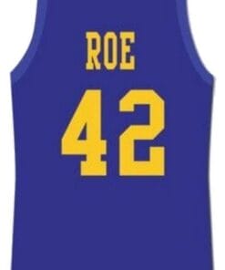 Ricky Roe Western University Basketball Jersey Blue Chips Movie Blue