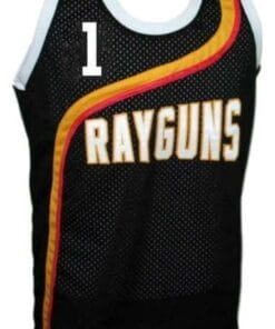 Baron Davis 1 Roswell Rayguns Basketball Jersey Black 1