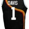Baron Davis #1 Roswell Rayguns Basketball Jersey Sewn Black