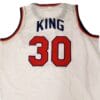 Bernard King #30 New York Basketball Jersey Sewn White