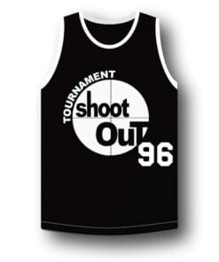 Alternative view of Birdie #96 Above The Rim Tournament Shoot Out Basketball Jersey Black