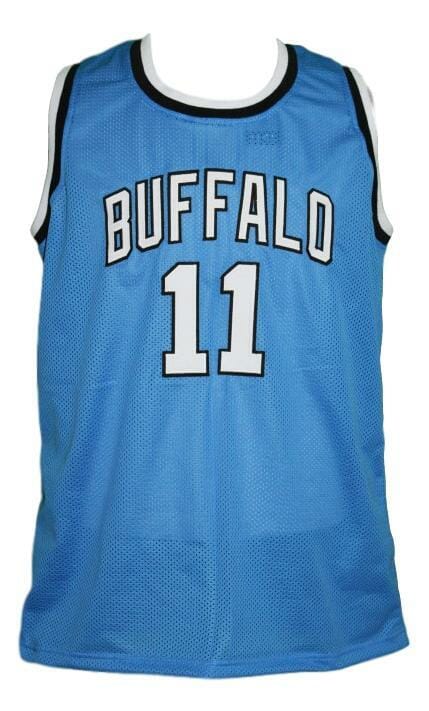 Bob McAdoo #11 Custom College Basketball Jersey New Sewn Blue - Image 2